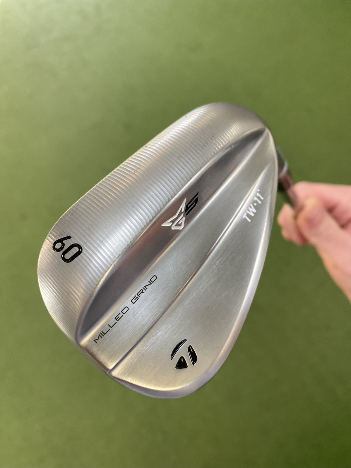 Used RH TaylorMade Milled Grind 5 TW 60.11* Lob Wedge Dynamic Gold Tour Issue - Image 3