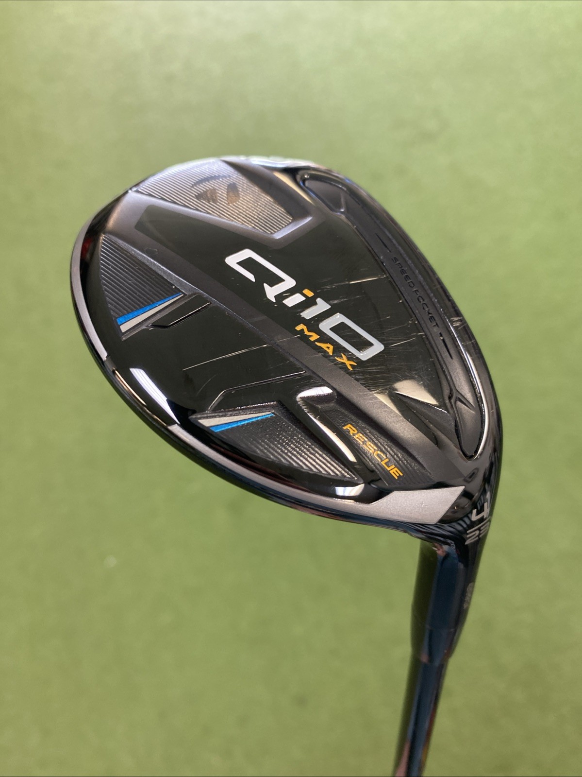 Used RH TaylorMade Qi10 Max Rescue 23* 4 Hybrid Tensei AV 65g Regular Flex + HC - Image 3