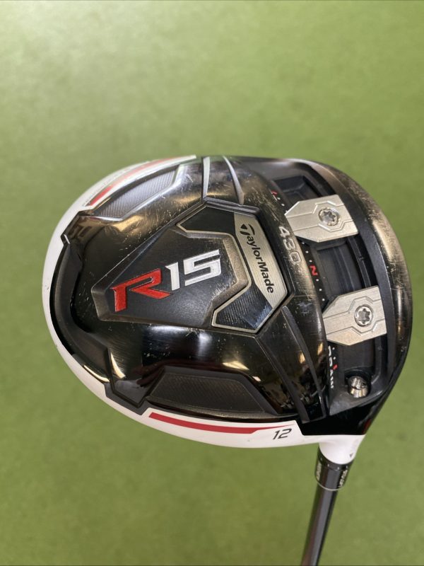 Used RH TaylorMade R15 12* Drive Fujikura Speeder Graphite Stiff Flex - Image 3