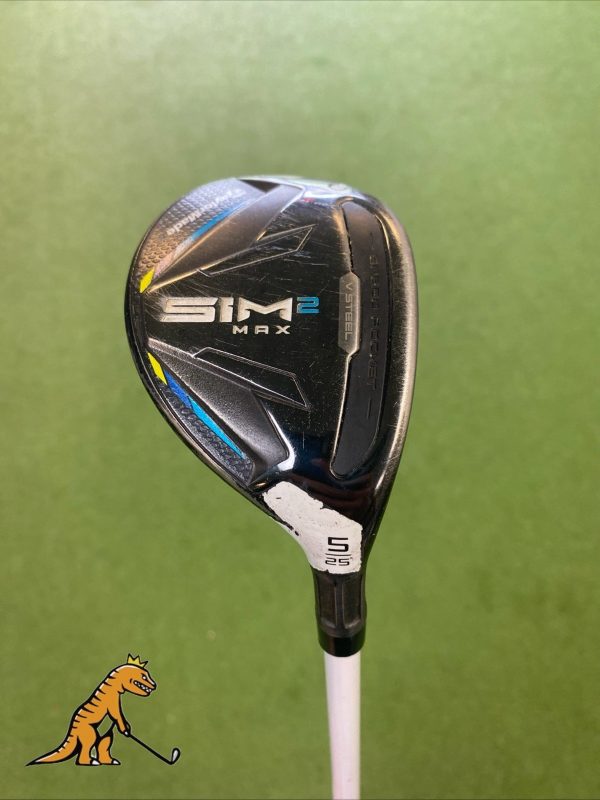 Used RH TaylorMade SIM 2 Max 25* 5 Hybrid Aldila NV 45g Graphite Ladies 5H SIM2