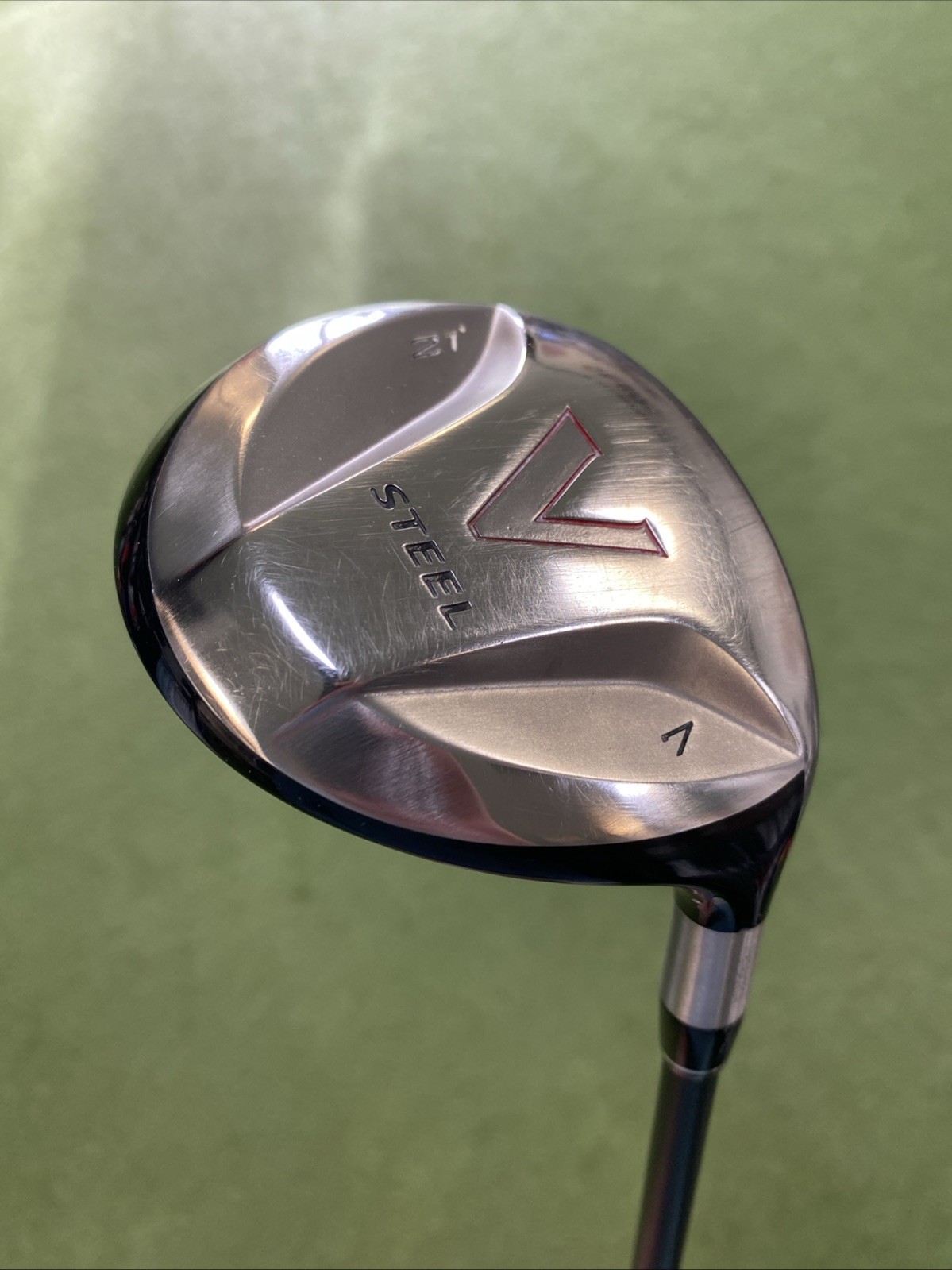 Used RH TaylorMade V Steel 21* 7-Wood Ultralite Stiff Flex Graphite - Image 3