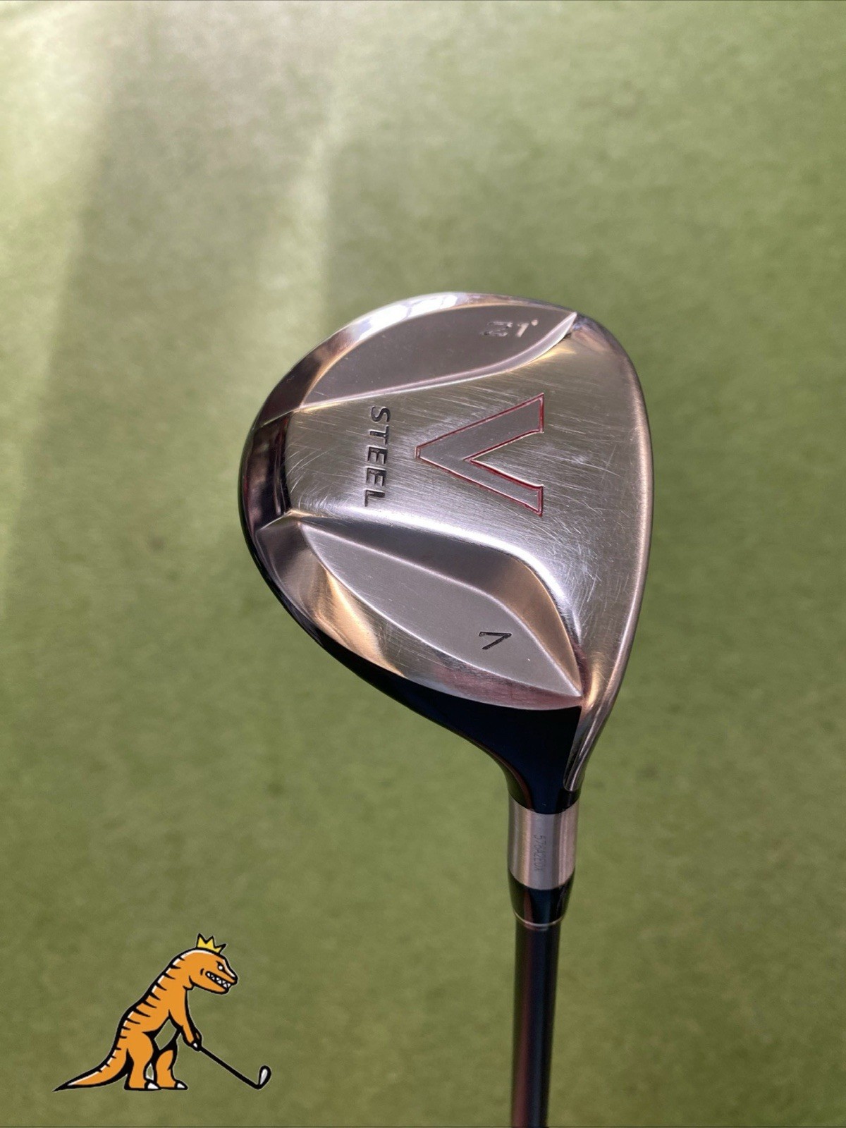 Used RH TaylorMade V Steel 21* 7-Wood Ultralite Stiff Flex Graphite