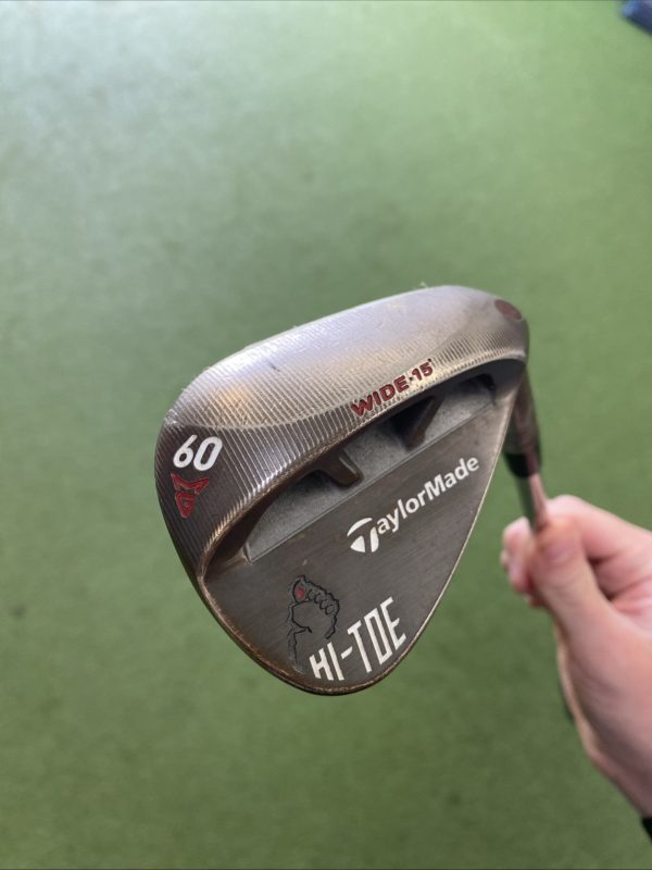 Used TaylorMade Milled Grind Hi-Toe 60.15* Lob Wedge KBS 115g Steel - Image 3