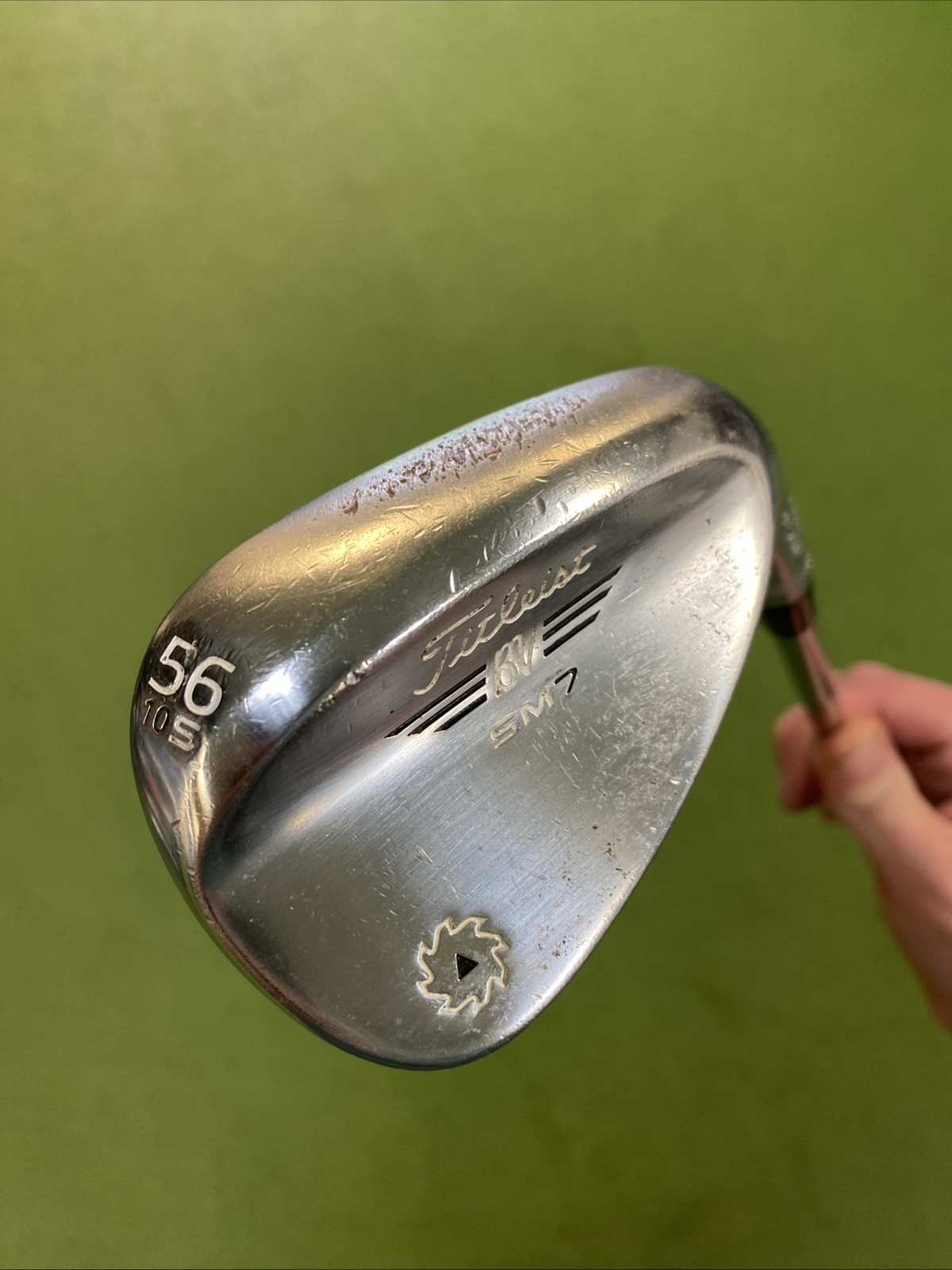 Used Titleist Vokey SM7 Tour Chrome 56.10* Sand Wedge BV Steel Wedge Flex - Image 3