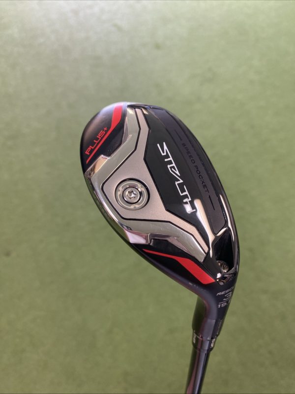 Mint TaylorMade Stealth Plus 19.5* 3 Hybrid HZRDUS RDX Smoke Graphite Regular 3H - Image 3