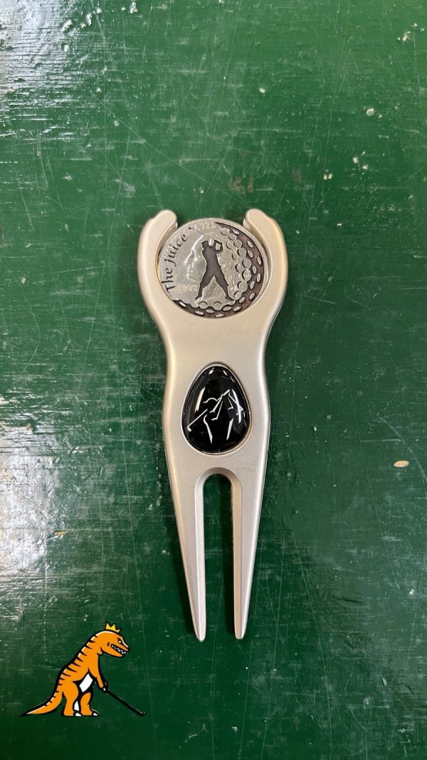 OJ Simpson Personal “The Juice” Pitch Mark Repair Tool with Removal Quarter