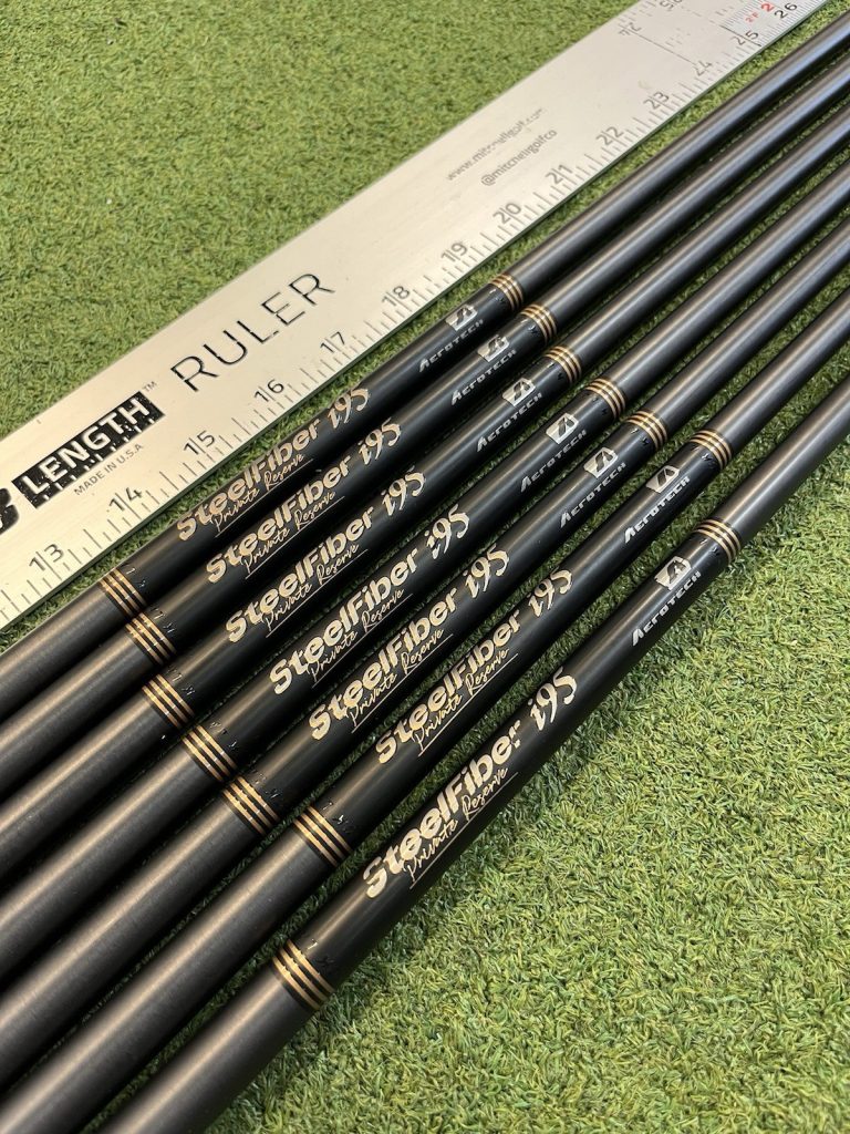 Steelfiber Private Reserve i95 Stiff Flex Golf Shaft Set
