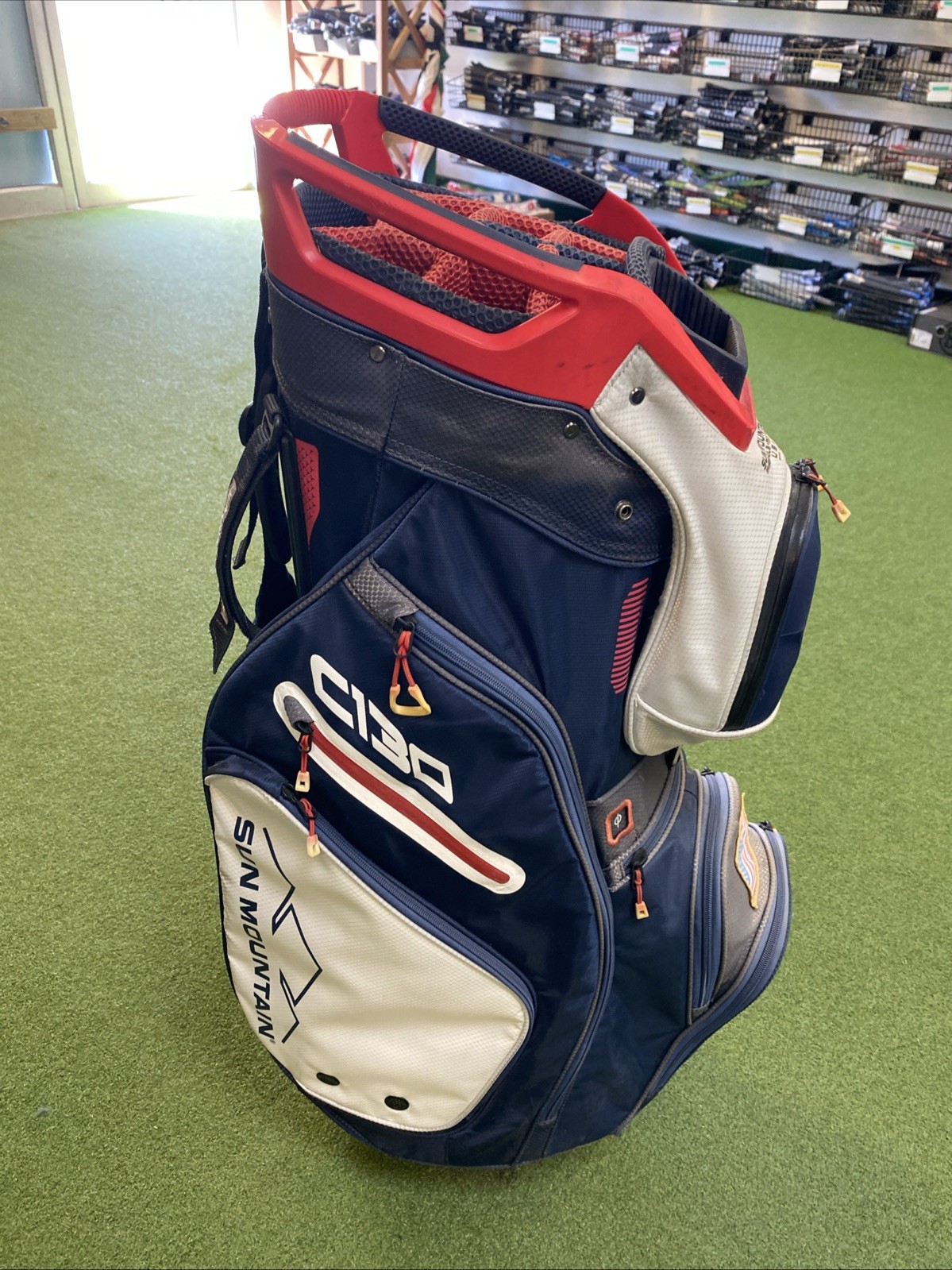 Sun Mountain C130 USA Cart Golf Bag 14-Way - Image 3