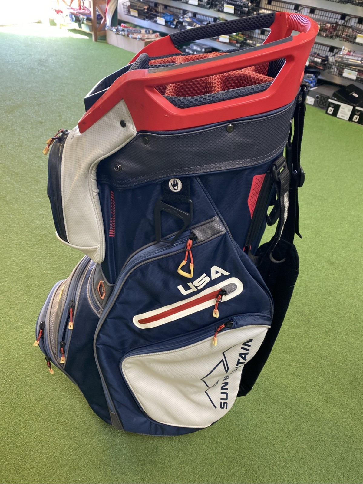 Sun Mountain C130 USA Cart Golf Bag 14-Way - Image 6