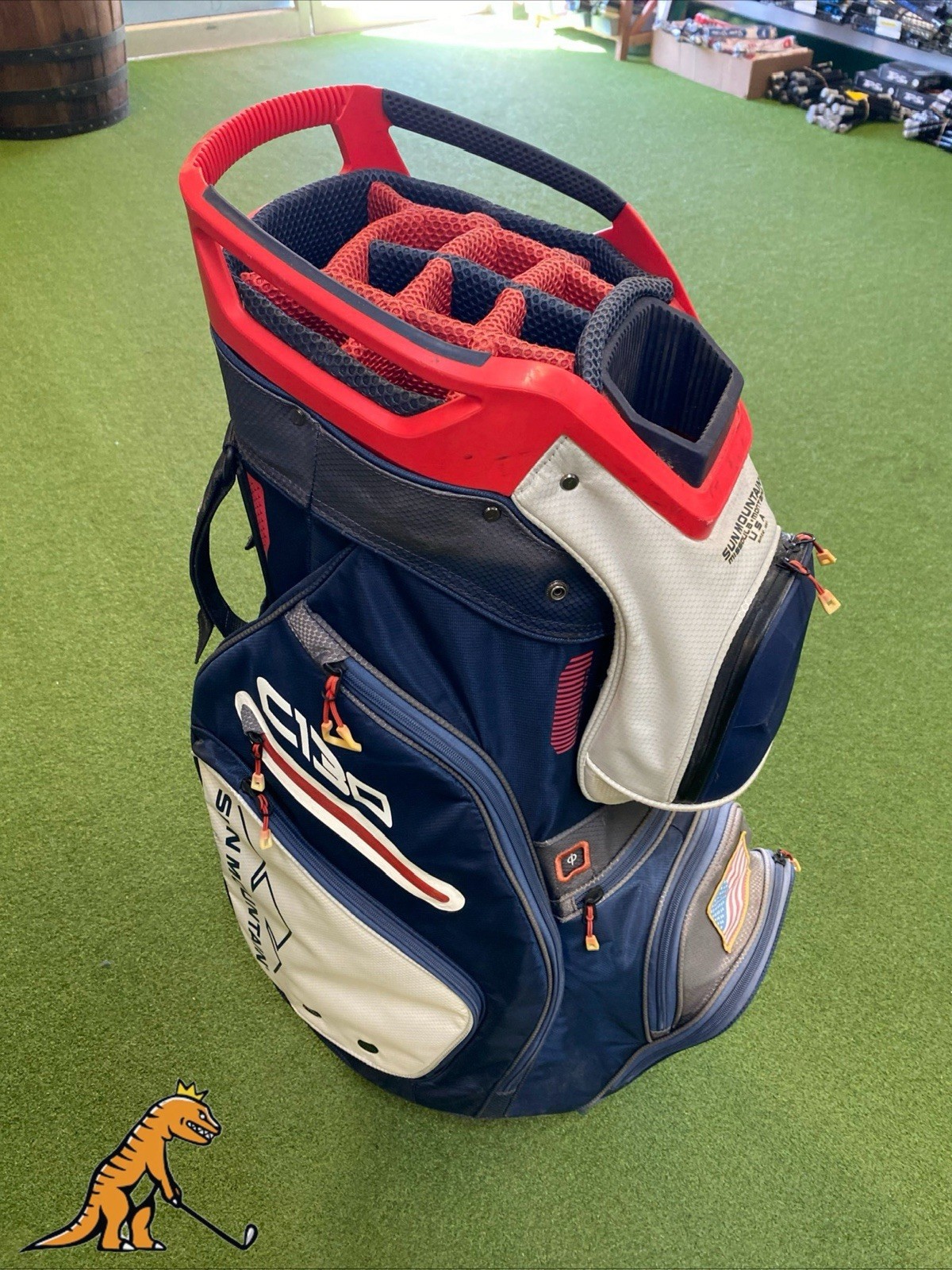 Sun Mountain C130 USA Cart Golf Bag 14-Way