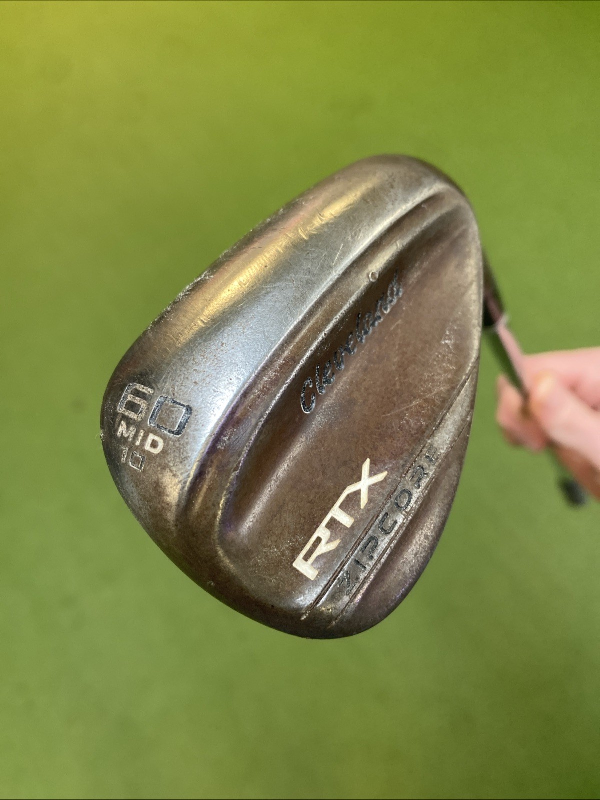 Tour Issue Cleveland RTX Zipcore Raw 60.10* Lob Wedge Dynamic Gold Tour Issue - Image 3