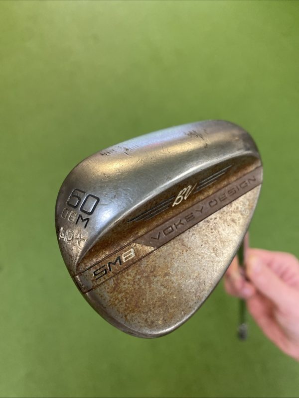 Tour Issue Titleist Vokey SM8 Raw “AD+” 60.08* Lob Wedge Project X Steel
