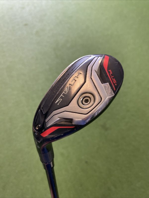 Used LH TaylorMade Stealth Plus 19.5* 3 Hybrid HZRDUS RDX Smoke Graphite Stiff