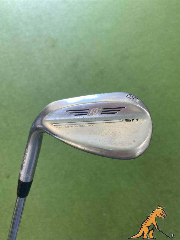 Used LH Titleist Vokey SM9 Tour Chrome 60.04* T Grind Lob Wedge BV Steel