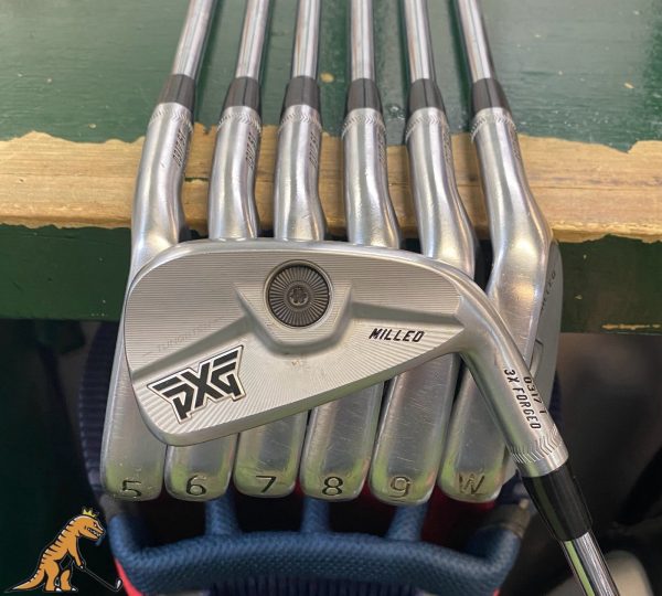Used PXG 0317 ST Milled Iron Set 4-PW True Temper AMT White S300 Steel