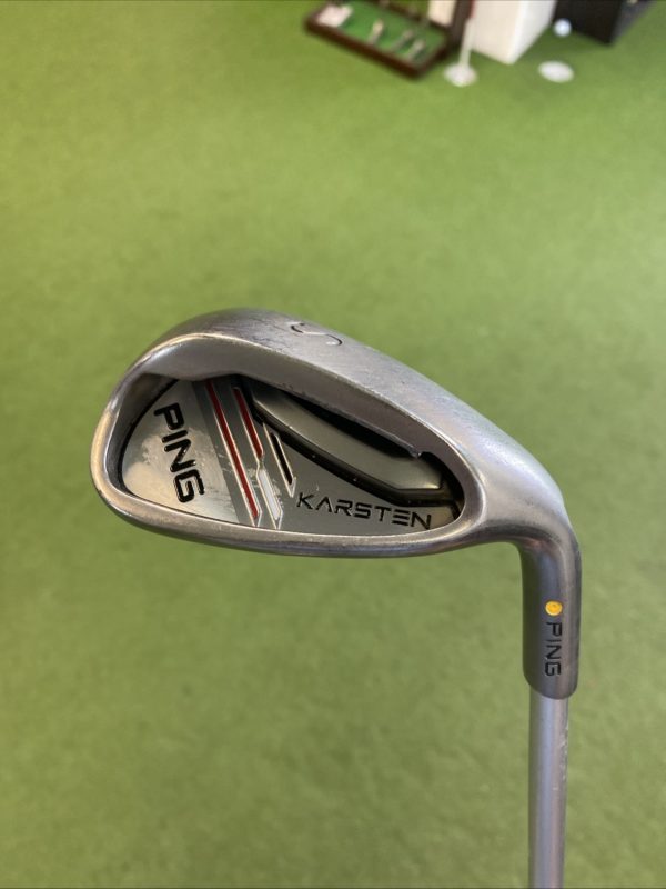 Used Ping Karsten Yellow Dot Iron Set 7-SW KS 401 Graphite Regular Flex