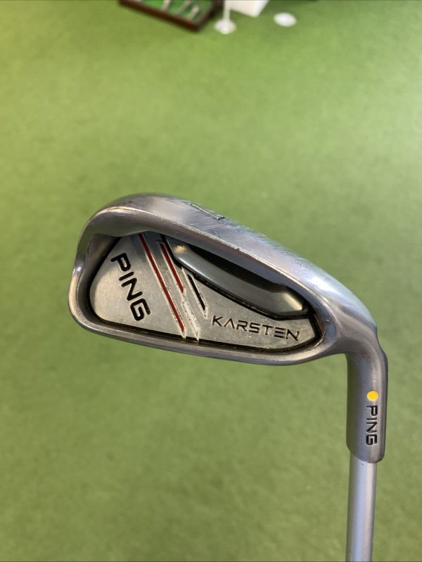 Used Ping Karsten Yellow Dot Iron Set 7-SW KS 401 Graphite Regular Flex