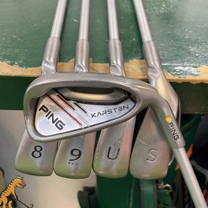 Used Ping Karsten Yellow Dot Iron Set 7-SW KS 401 Graphite Regular Flex