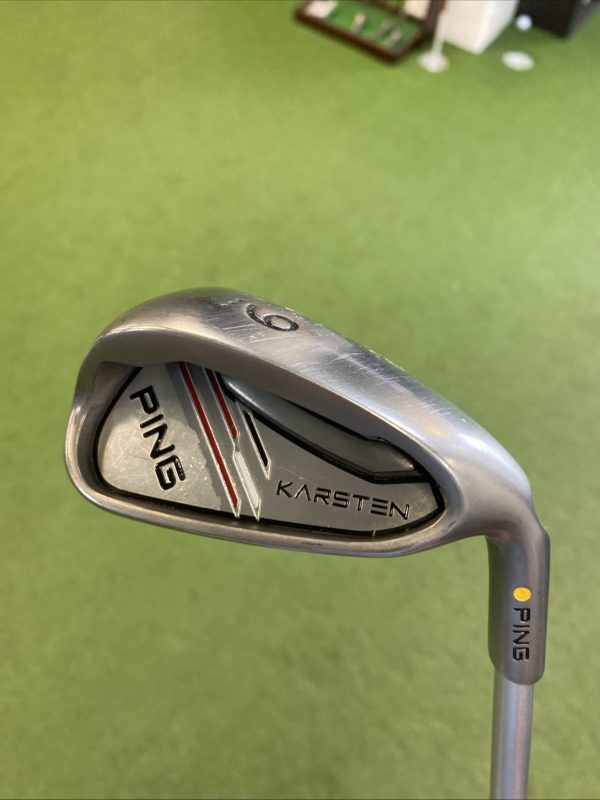 Used Ping Karsten Yellow Dot Iron Set 7-SW KS 401 Graphite Regular Flex