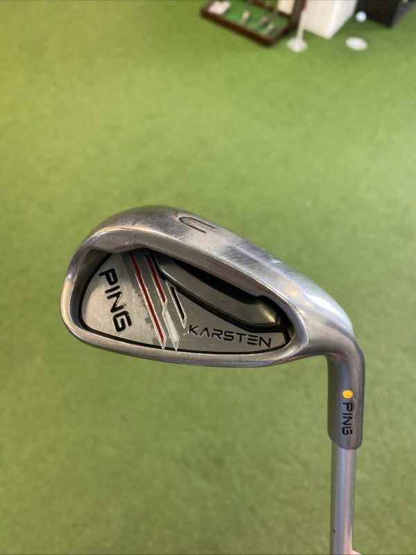 Used Ping Karsten Yellow Dot Iron Set 7-SW KS 401 Graphite Regular Flex