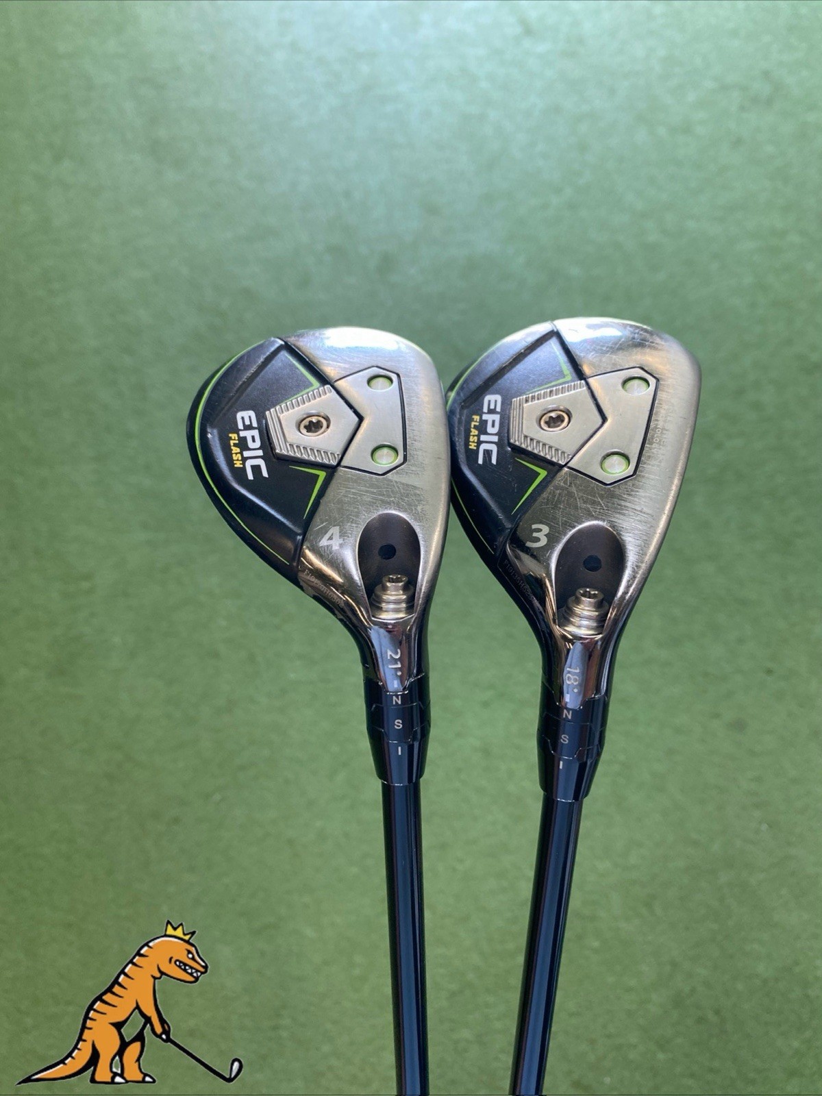 Used RH Callaway Epic Flash Hybrid Set 3H, 4H Tensei AV 65g Regular Flex