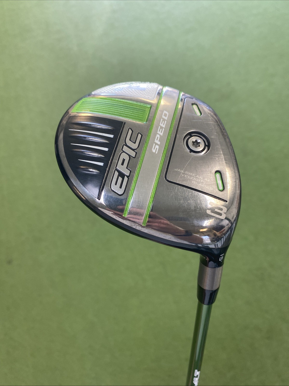 Used RH Callaway Epic Speed 15* 3-Wood Aldila NV 75g Extra Stiff Graphite - Image 3