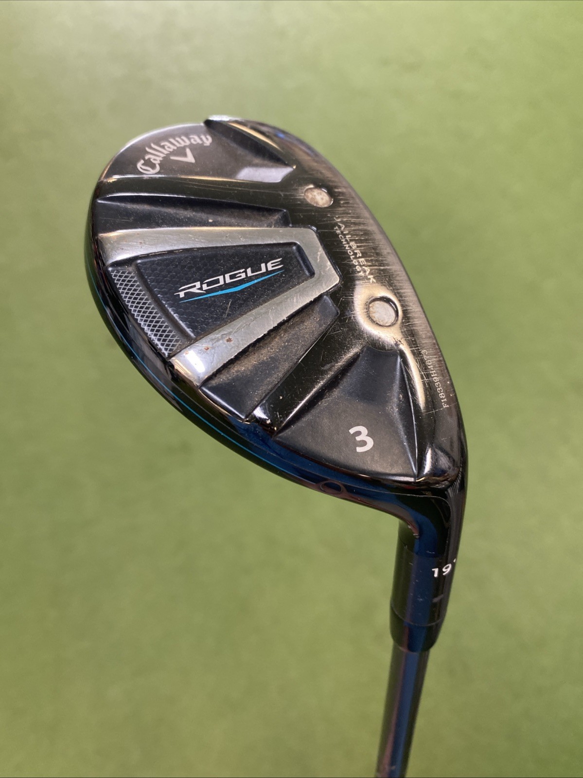 Used RH Callaway Rogue 19* 3 Hybrid Aldila Synergy 60g Stiff Flex 3H - Image 3