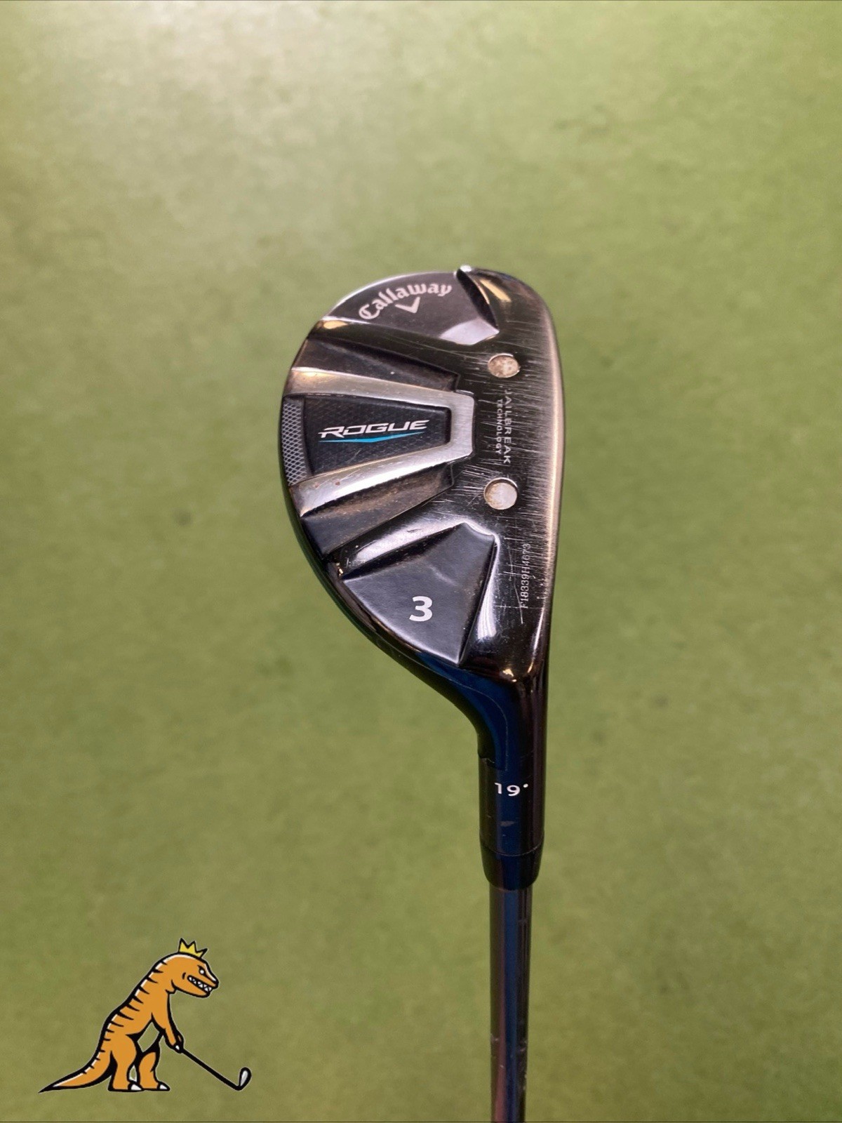 Used RH Callaway Rogue 19* 3 Hybrid Aldila Synergy 60g Stiff Flex 3H