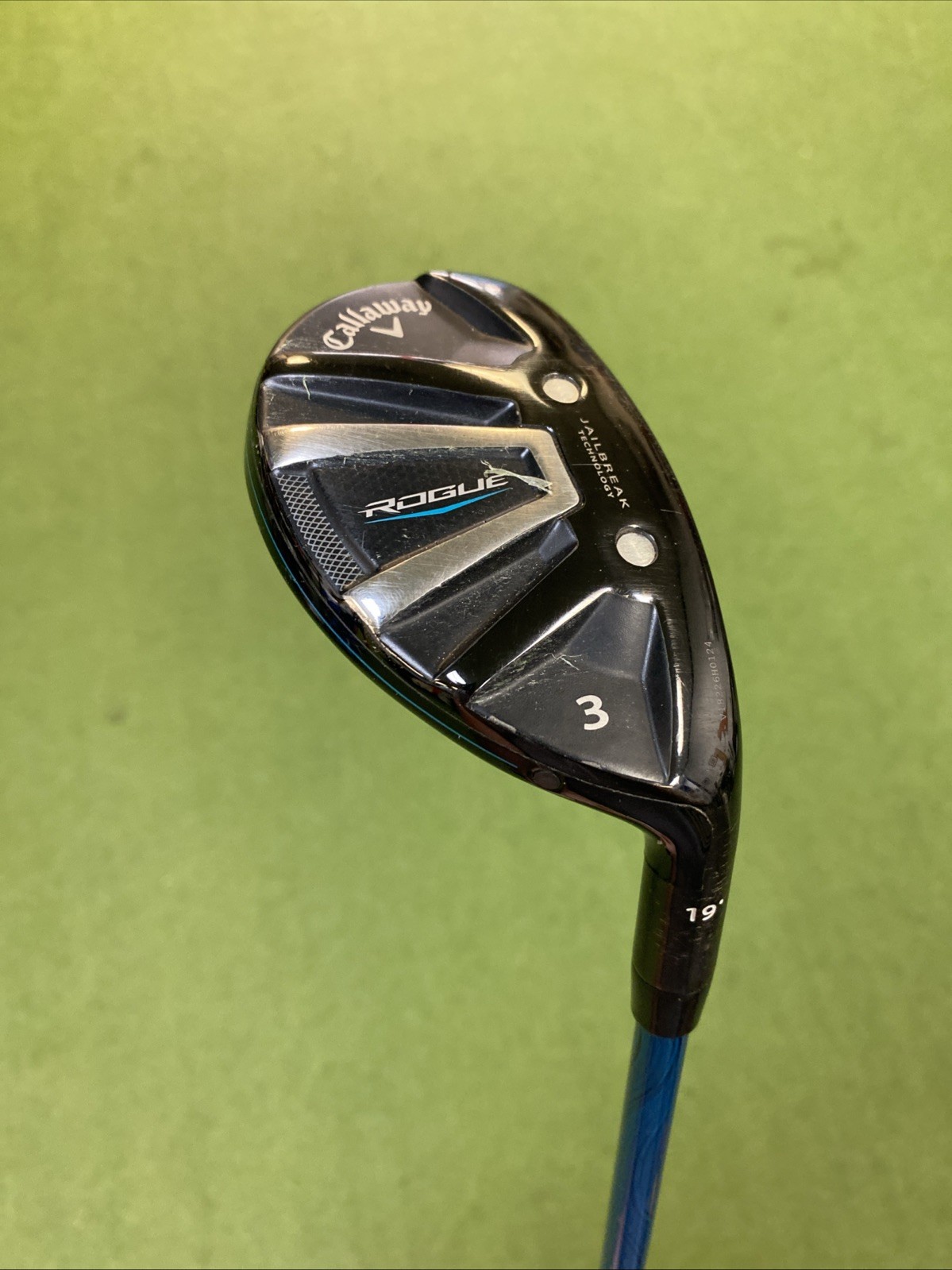 Used RH Callaway Rogue 19* 3 Hybrid EvenFlow 85g Stiff Flex 3H - Image 3