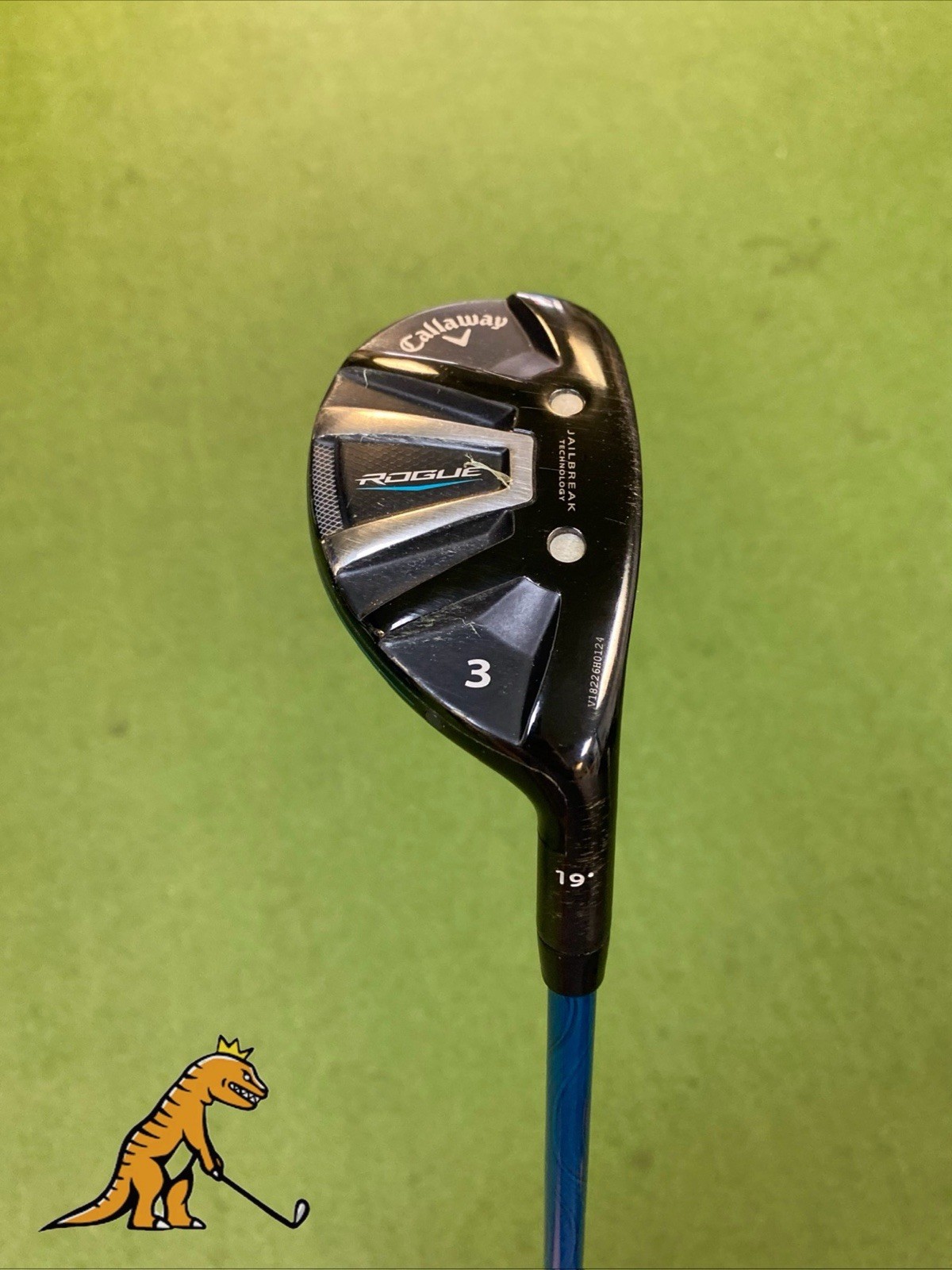 Used RH Callaway Rogue 19* 3 Hybrid EvenFlow 85g Stiff Flex 3H