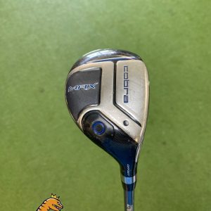 Used RH Cobra Max 25* 5 Hybrid Matrix Ozik White Tie Graphite Regular