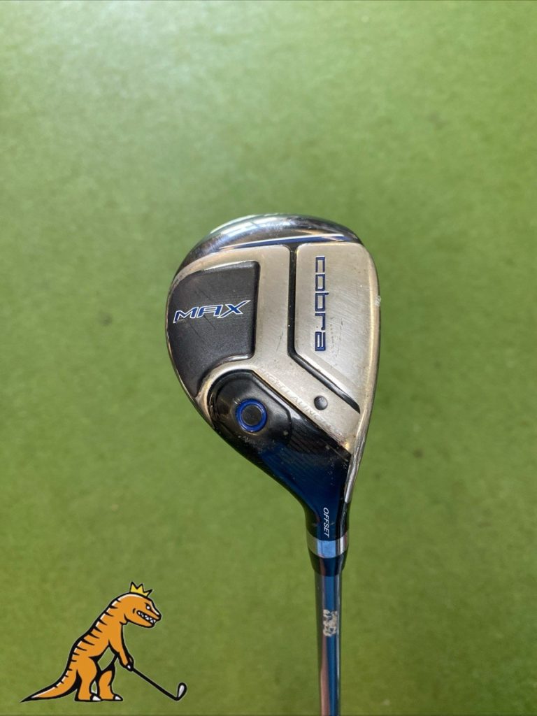 Used RH Cobra Max 25* 5 Hybrid Matrix Ozik White Tie Graphite Regular