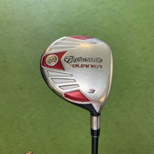 Used RH TaylorMade Burner 15* 3-Wood Reax Graphite Stiff Flex