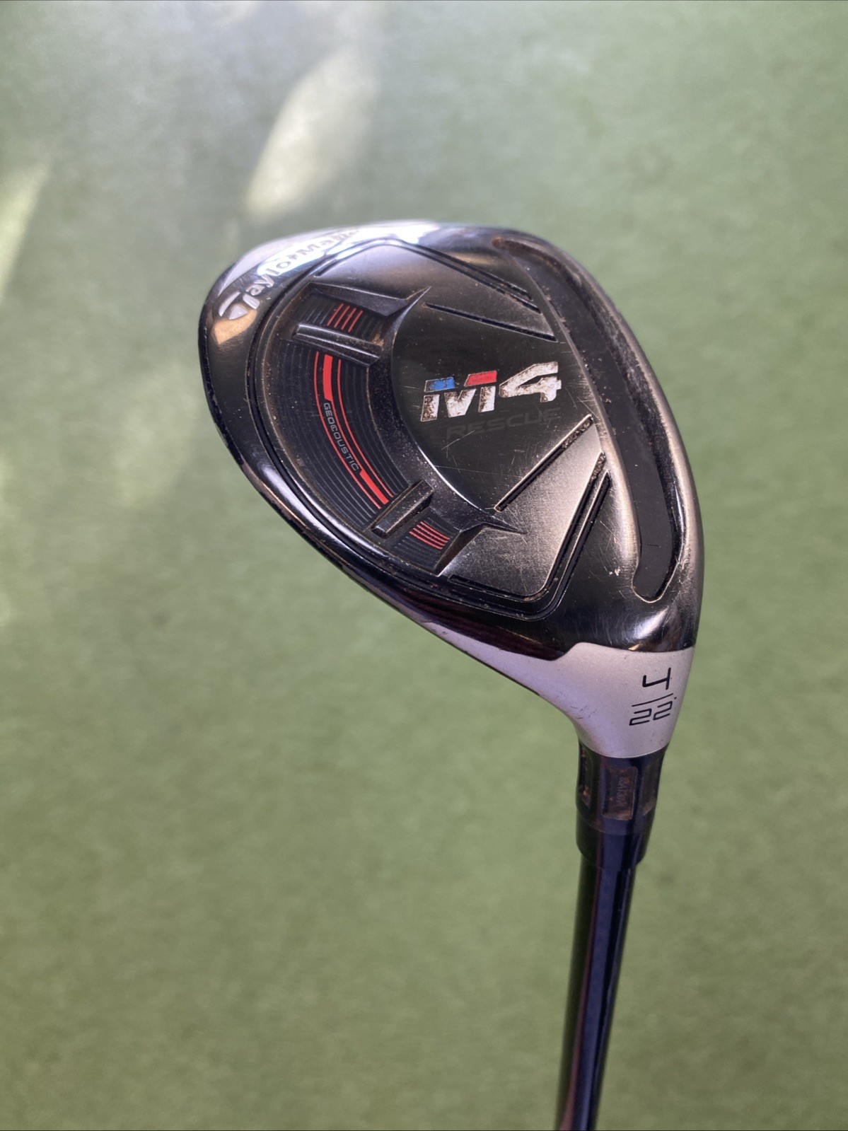 Used RH TaylorMade M4 21* 4 Hybrid Fujikura Atmos Graphite Senior Flex 4H - Image 3