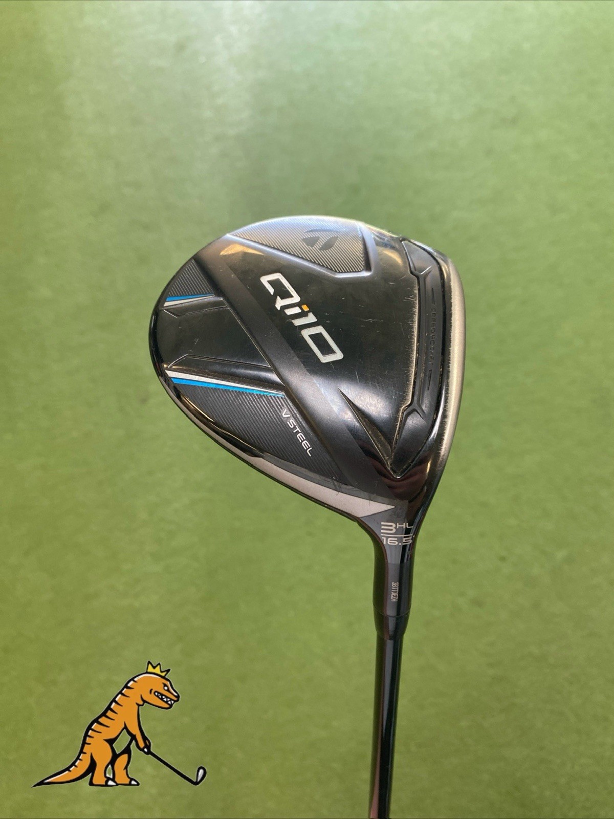 Used RH TaylorMade Qi10 3HL 16.5* 3-Wood Fujikura Ventus Graphite Regular Flex