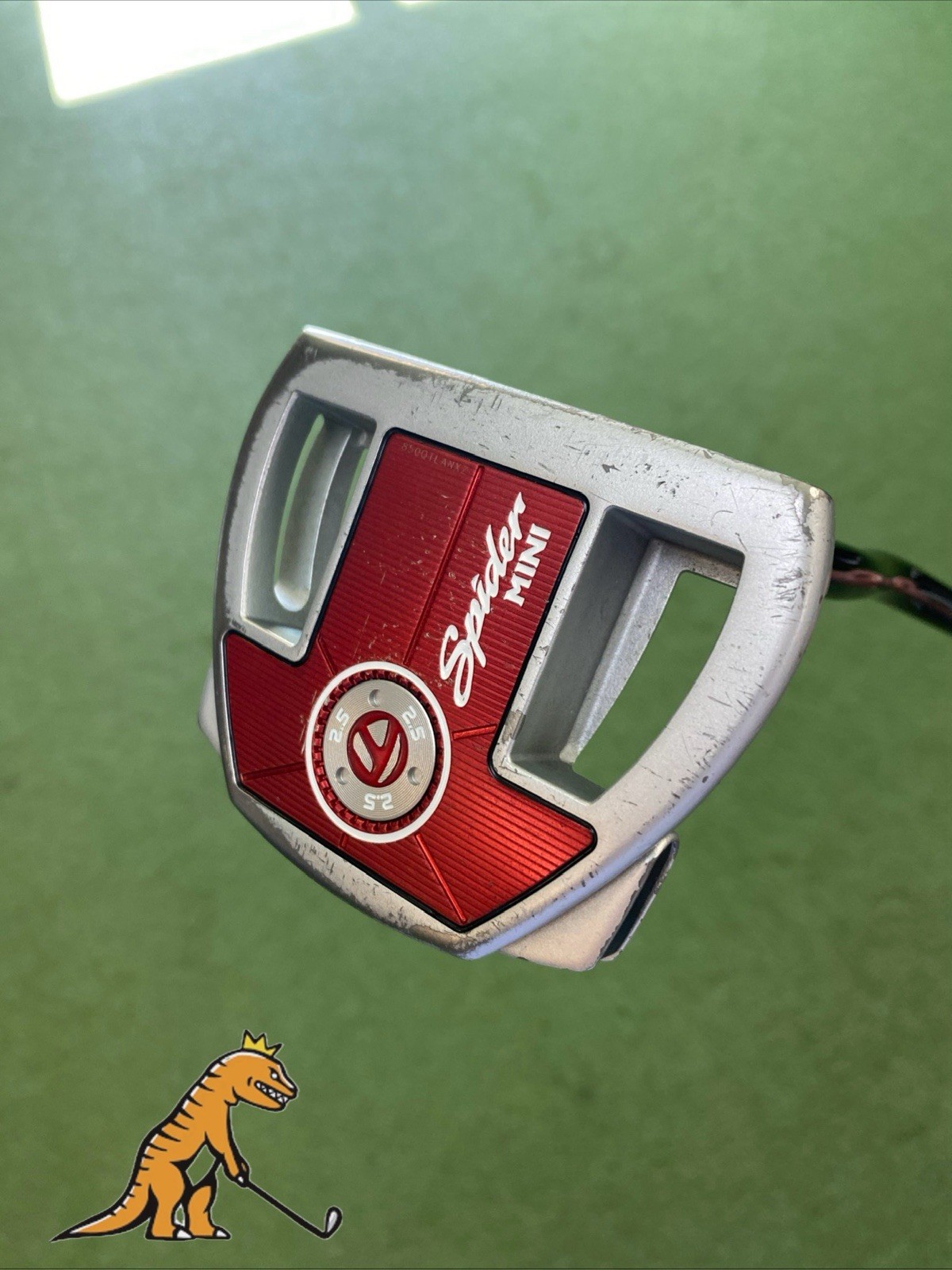 Used RH TaylorMade Spider Mini 34” Mallet Putter + HC