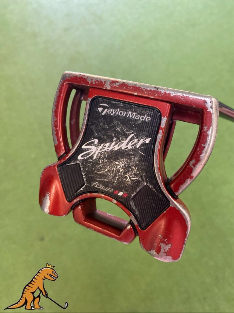 Used RH TaylorMade Spider Tour Red 34” Mallet Putter