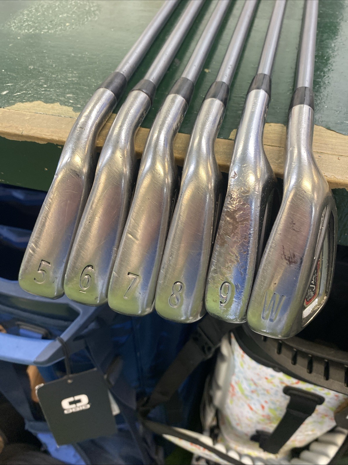 Used RH Titleist 716 AP1 Iron Set 5-GW Kuro Kage 65g Graphite Senior Flex - Image 15