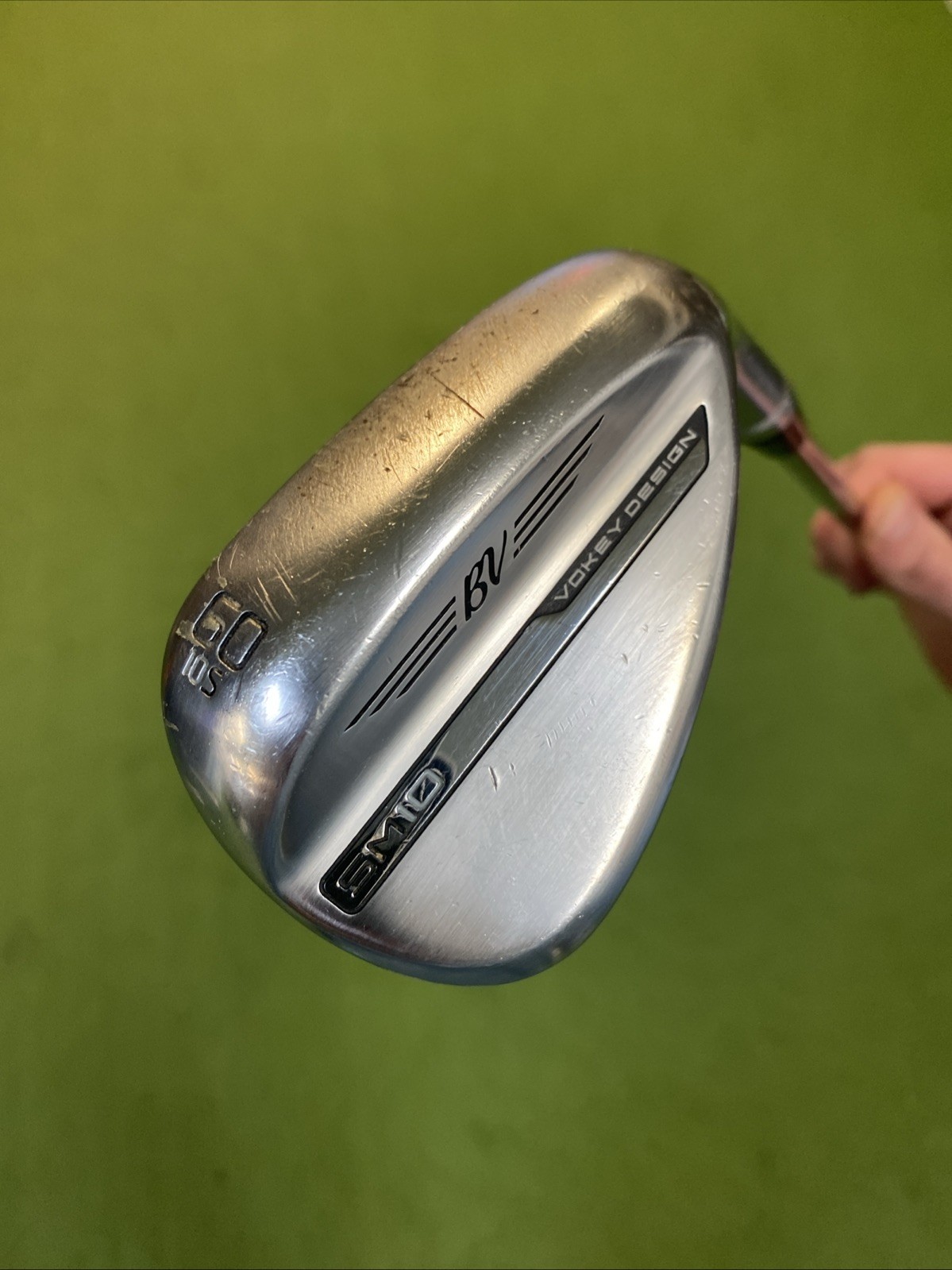 Used RH Titleist Vokey SM10 Chrome 60.10* Lob Wedge BV Steel Wedge Flex - Image 3
