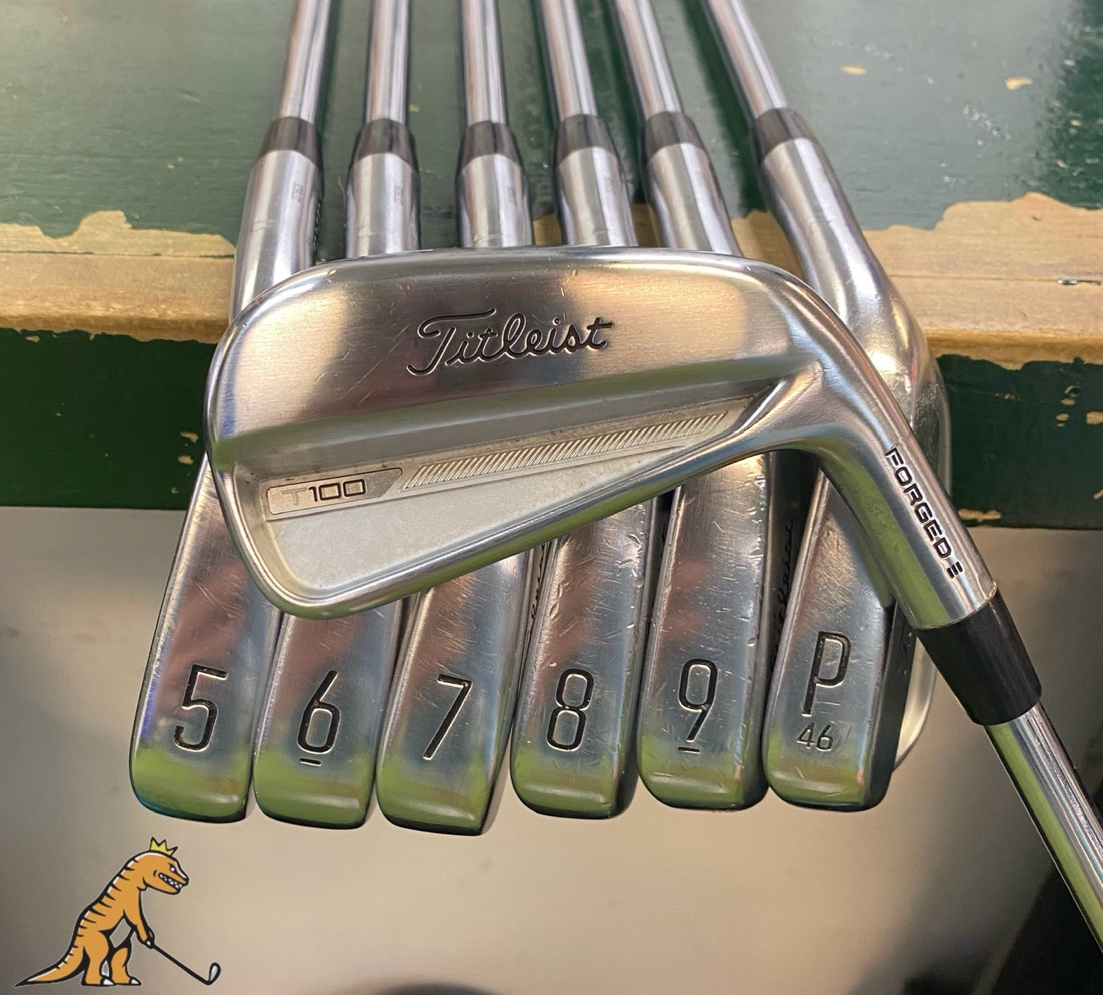 2023 Titleist T100 Forged Iron Set 4-PW KBS Tour 130g Extra Stiff Steel