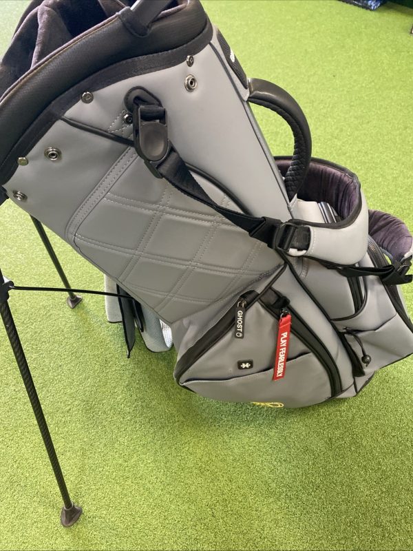 Ghost Golf Any Day Stand Bag Leather 7-Way Grey - Image 3
