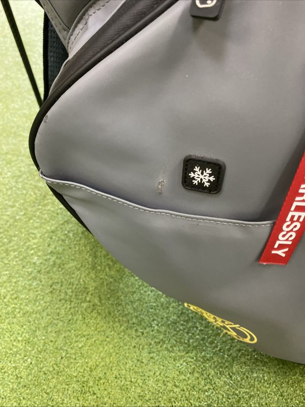 Ghost Golf Any Day Stand Bag Leather 7-Way Grey - Image 4