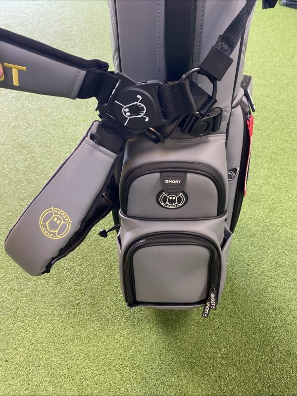 Ghost Golf Any Day Stand Bag Leather 7-Way Grey - Image 6