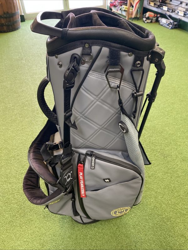 Ghost Golf Any Day Stand Bag Leather 7-Way Grey - Image 7