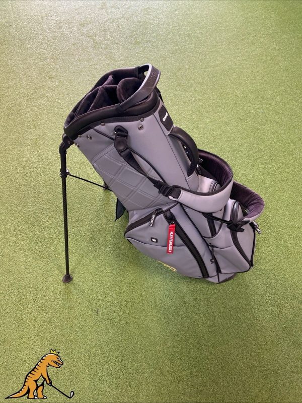 Ghost Golf Any Day Stand Bag Leather 7-Way Grey