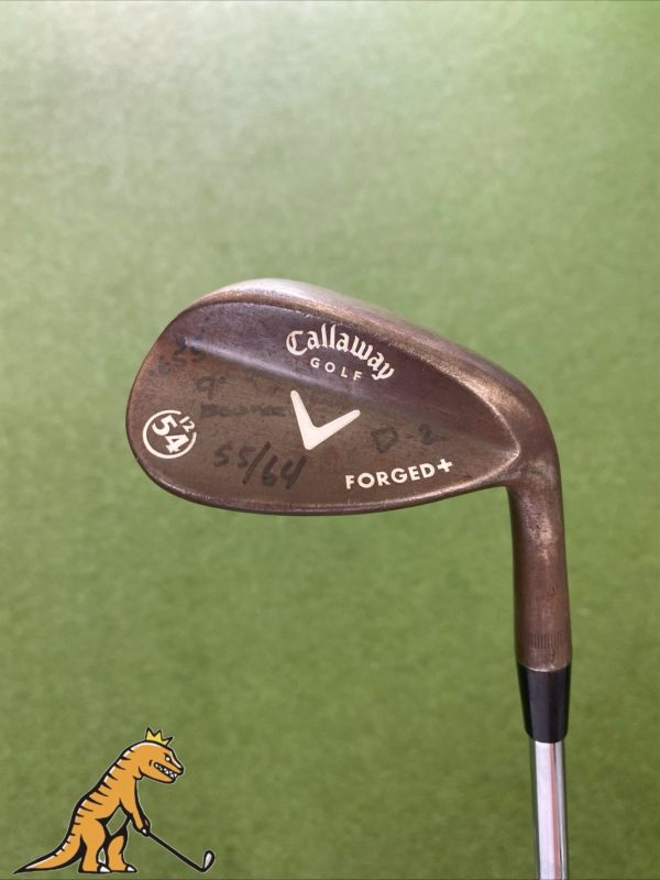 Jim Furyks Callaway Forged Plus Raw 54.12* Sand Wedge Dynamic Gold Steel Wedge