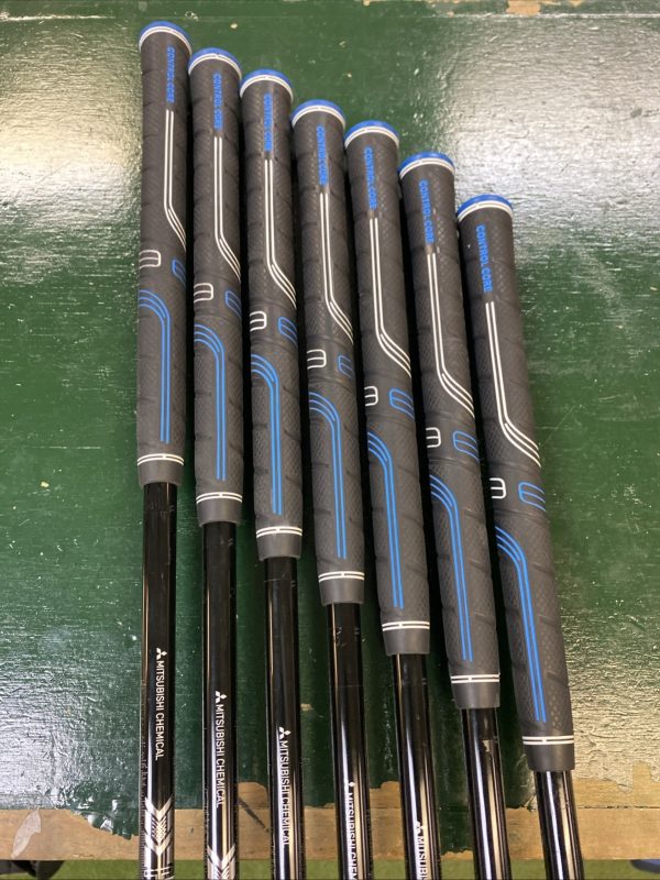 LH TaylorMade Stealth Iron Set 4-PW Mitsubishi MMT 65g Graphite Regular Flex - Image 18