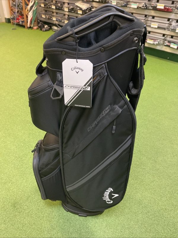New Callaway Chase 14 Cart Golf Bag Black - Image 3