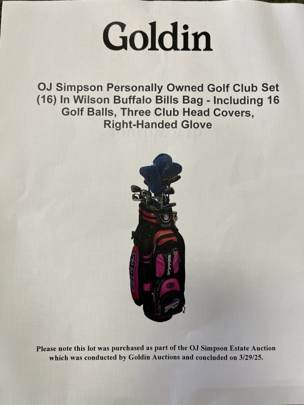 OJ Simpson Personal Mizuno CLK 25° Hybrid