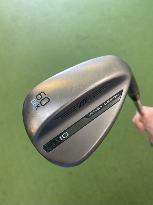 RH Titleist Vokey SM10 Nickel 60.06* K Grind Lob Wedge BV Steel Wedge Flex - Image 3